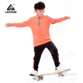 Quarter Zipper Tracksuits Mens 어린이를위한 맞춤형 트랙 슈트